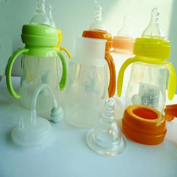Baby bottle made from FDA standard silicone
